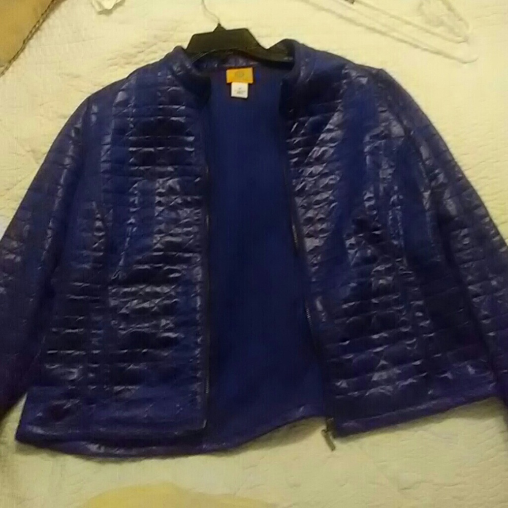 Blue fashion coat